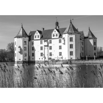 Lais Puzzle - Schloss Glücksburg in schwarz weiß - 1.000 Teile