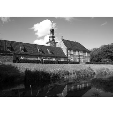 Lais Puzzle - Schloss vor Husum - Nordfriesland in schwarz weiß - 500, 1.000 & 2.000 Teile