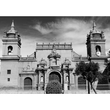 Lais Puzzle - Peru, Plaza de Armas in Ayacucho in schwarz weiß - 1.000 Teile
