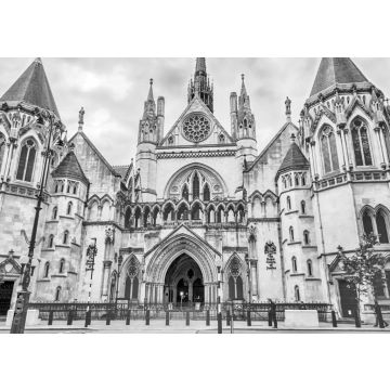 Lais Puzzle - Die königlichen Gerichtshöfe in London, UK in schwarz weiß - 500, 1.000 & 2.000 Teile