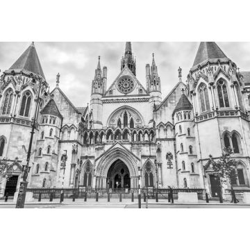 Lais Puzzle - Die königlichen Gerichtshöfe in London, UK in schwarz weiß - 2.000 Teile