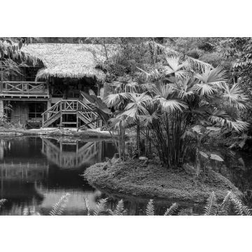 Lais Puzzle - Mindo Loma, Öko-Lodge, Ecuador in schwarz weiß - 500, 1.000 & 2.000 Teile