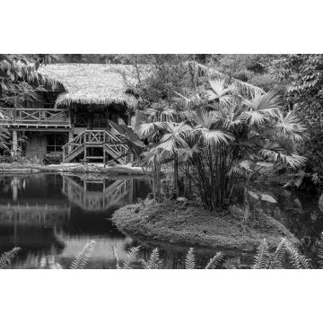 Lais Puzzle - Mindo Loma, Öko-Lodge, Ecuador in schwarz weiß - 2.000 Teile