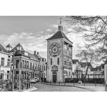 Lais Puzzle - Zimmerturm in Lier, Belgien in schwarz weiß - 500, 1.000 & 2.000 Teile