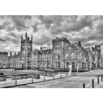 Lais Puzzle - Blick auf die Queen's University in Belfast - Nordirland in schwarz weiß - 500, 1.000 & 2.000 Teile