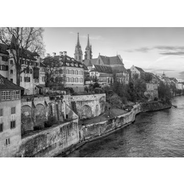 Lais Puzzle - Basel in schwarz weiß - 500, 1.000 & 2.000 Teile