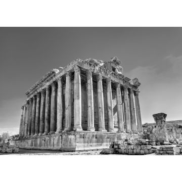 Lais Puzzle - Bacchus-Tempel in Baalbek, Libanon in schwarz weiß - 1.000 Teile
