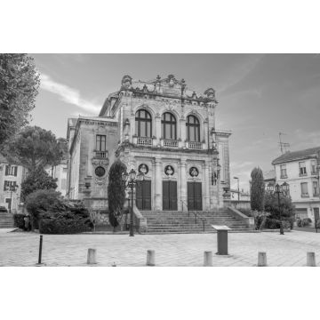 Lais Puzzle - Stadttheater von Orange. Frankreich, Vaucluse, Südfrankreich in schwarz weiß - 2.000 Teile