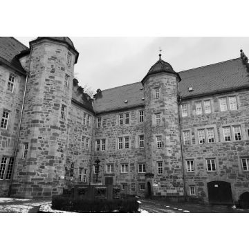 Lais Puzzle - Schloss Eschwege in Eschwege (Hessen) in schwarz weiß - 500, 1.000 & 2.000 Teile