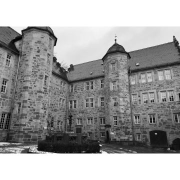 Lais Puzzle - Schloss Eschwege in Eschwege (Hessen) in schwarz weiß - 1.000 Teile
