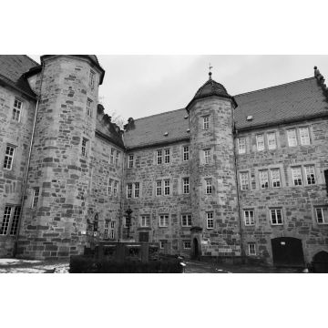 Lais Puzzle - Schloss Eschwege in Eschwege (Hessen) in schwarz weiß - 2.000 Teile