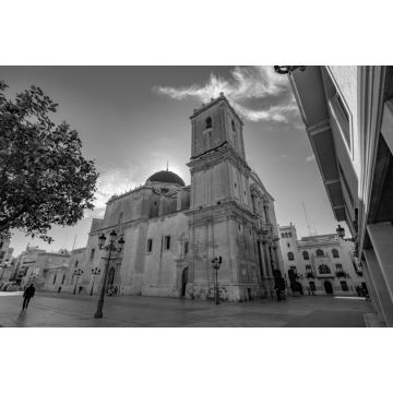 Lais Puzzle - Basilika von Santa Maria in Elche, Alicante, Spanien in schwarz weiß - 2.000 Teile