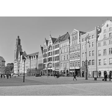 Lais Puzzle - Alter Markt in Breslau (Wroclaw), Polen in schwarz weiß - 500, 1.000 & 2.000 Teile