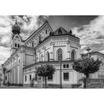 Lais Puzzle - Kirche St. Nikolaus Rosenheim in schwarz weiß - 1.000 Teile