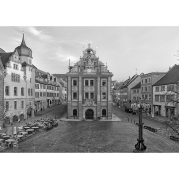 Lais Puzzle - Gotha - Rathaus und Hauptmarkt in schwarz weiß - 1.000 Teile