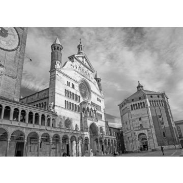 Lais Puzzle - Dom, Torrazzo und Battistero, Cremona in schwarz weiß - 500, 1.000 & 2.000 Teile