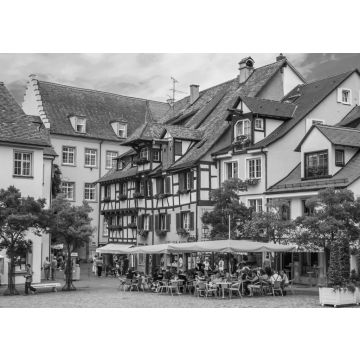 Lais Puzzle - Mittelalterliche Altstadt Meersburg in schwarz weiß - 500, 1.000 & 2.000 Teile