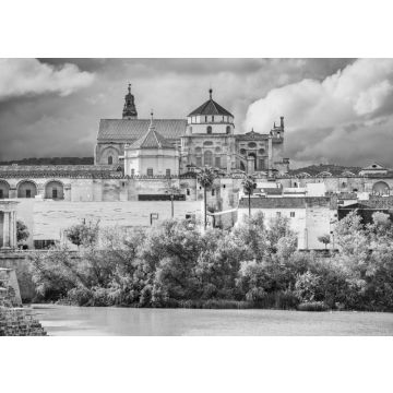 Lais Puzzle - Cordoba, Andalusien, Spanien in schwarz weiß - 500, 1.000 & 2.000 Teile