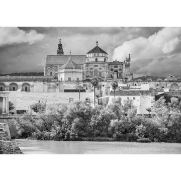 Lais Puzzle - Cordoba, Andalusien, Spanien in schwarz weiß - 1.000 Teile
