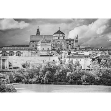 Lais Puzzle - Cordoba, Andalusien, Spanien in schwarz weiß - 2.000 Teile