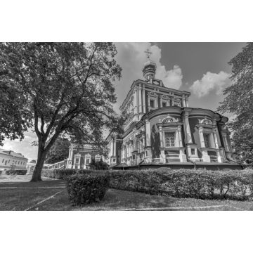 Lais Puzzle - Novodevichy-Kloster - Moskau, Russland in schwarz weiß - 2.000 Teile