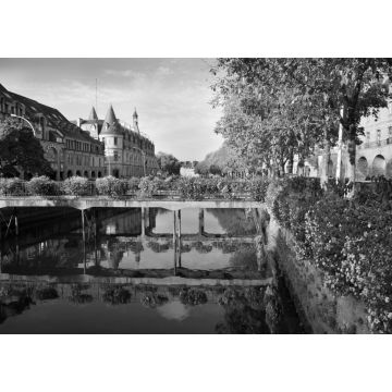 Lais Puzzle - Quimper in der Bretagne, Frankreich in schwarz weiß - 1.000 Teile