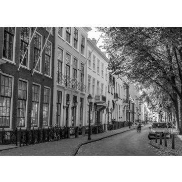 Lais Puzzle - Gasse entlang der Straße Lange Voorhout in Den Haag, Niederlande in schwarz weiß - 500, 1.000 & 2.000 Teile