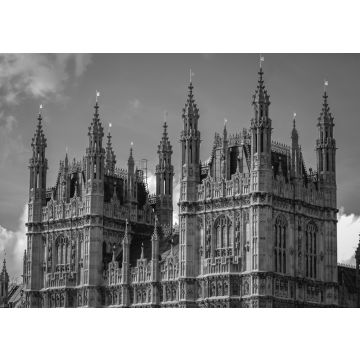 Lais Puzzle - Nahaufnahme des Palace of Westminster in London City, UK in schwarz weiß - 500, 1.000 & 2.000 Teile