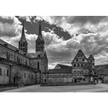 Lais Puzzle - Bamberger Dom in Oberfranken, Bayern, Deutschland in schwarz weiß - 500, 1.000 & 2.000 Teile