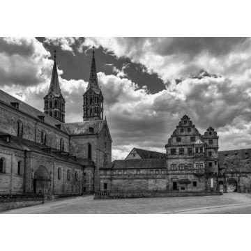 Lais Puzzle - Bamberger Dom in Oberfranken, Bayern, Deutschland in schwarz weiß - 1.000 Teile