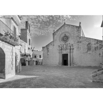 Lais Puzzle - Kathedrale von Otranto - Salento in schwarz weiß - 500, 1.000 & 2.000 Teile