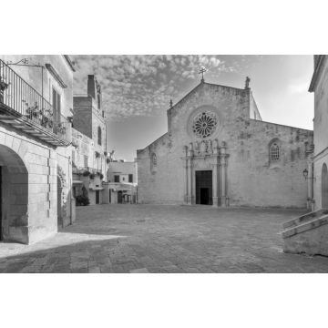 Lais Puzzle - Kathedrale von Otranto - Salento in schwarz weiß - 2.000 Teile