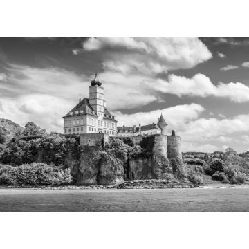 Lais Puzzle - Schloss Schonbuhel, Donau, Niederösterreich in schwarz weiß - 1.000 Teile