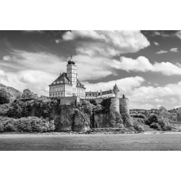 Lais Puzzle - Schloss Schonbuhel, Donau, Niederösterreich in schwarz weiß - 2.000 Teile