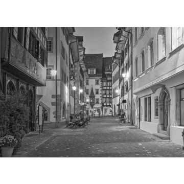 Lais Puzzle - Straße in Zug, Schweiz in schwarz weiß - 500, 1.000 & 2.000 Teile