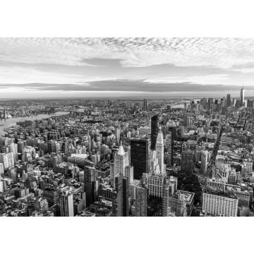 Lais Puzzle - Skyline von Wolkenkratzern in Manhattan, New York City, USA in schwarz weiß - 1.000 Teile