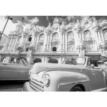 Lais Puzzle - Oldtimer in Havanna, Kuba in schwarz weiß - 500, 1.000 & 2.000 Teile