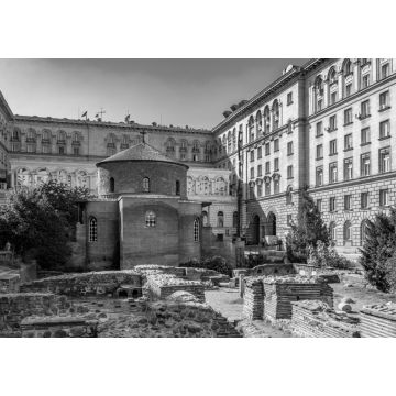 Lais Puzzle - Rotunde des Heiligen Georg in Sofia, Bulgarien in schwarz weiß - 1.000 Teile