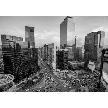 Lais Puzzle - Blick auf das Stadtzentrum am Gangnam Square in Seoul Stadt Südkorea in schwarz weiß - 500, 1.000 & 2.000 Teile