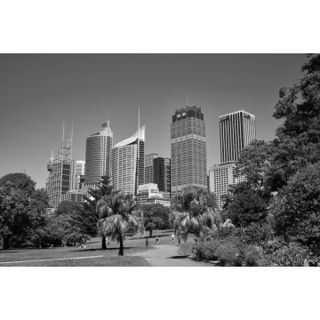 Lais Puzzle - Der Königliche Botanische Garten in Sydney in schwarz weiß - 2.000 Teile