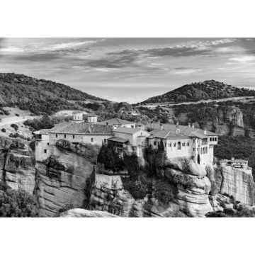 Lais Puzzle - Klöster in Meteora, Griechenland in schwarz weiß - 1.000 Teile