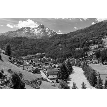 Lais Puzzle - Sölden Österreich in schwarz weiß - 2.000 Teile