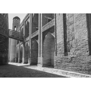 Lais Puzzle - Historische Architektur in Chiwa, Usbekistan in schwarz weiß - 1.000 Teile