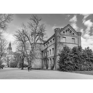 Lais Puzzle - Kungshuset-Gebäude der Universität Lund in Schweden in schwarz weiß - 1.000 Teile