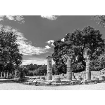 Lais Puzzle - Archäologische Stätte von Olympia in Griechenland in schwarz weiß - 500, 1.000 & 2.000 Teile