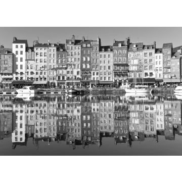 Lais Puzzle - Honfleur Normandie in schwarz weiß - 500, 1.000 & 2.000 Teile