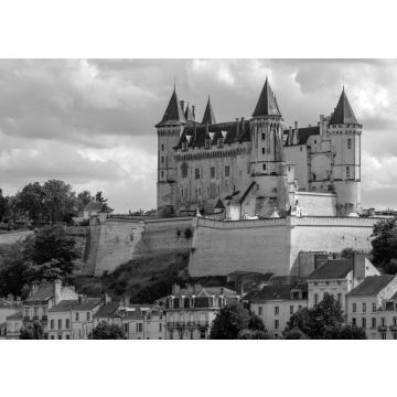 Lais Puzzle - Schloss Saumur - Loiretal - Frankreich in schwarz weiß - 500, 1.000 & 2.000 Teile