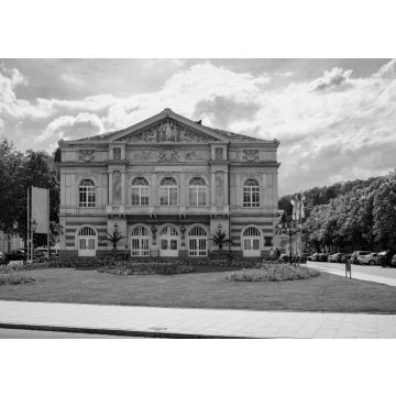 Lais Puzzle - Theater am Goetheplatz in Baden Baden in schwarz weiß - 500, 1.000 & 2.000 Teile