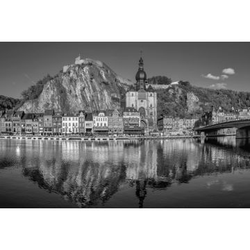 Lais Puzzle - Dinant, Belgien in schwarz weiß - 2.000 Teile