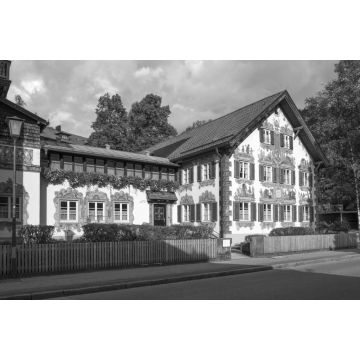 Lais Puzzle - Oberammergau, Deutschland: Hänsel und Gretel-Haus in schwarz weiß - 2.000 Teile